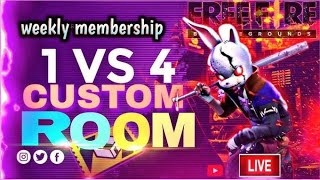 Weekly reedam code gaive away in coustom room Nood gaming is live [upl. by Sandstrom]