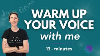 Warm Up Your Voice With Me  Guided Vocal Warmup [upl. by Aeneg]