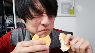 Eating Multiple Popeyes Biscuits without Water [upl. by Aunson740]