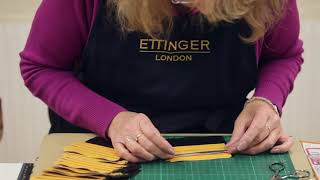 The Making of a Luxury Wallet Ettinger London [upl. by Thordis330]