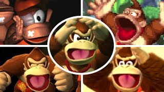 Evolution of Donkey Kong Deaths and Game Over Screens 19942018 [upl. by Retsel]