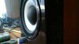 Genius SPHF 500A 14W  bass test [upl. by Haldas]