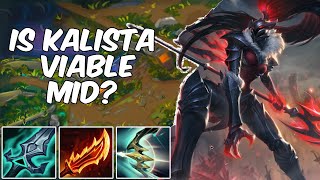 I got sick so I decided to play Kalista Mid Lane [upl. by Vinaya]