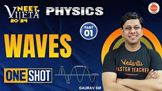 Waves In One Shot Part1  Class 11  NEET 2024 Physics  Vijeta Batch neetkijeet [upl. by Earal]