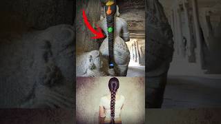 How is it possible🤯😳 shorts hair women ancient carving hindu history statue india temple [upl. by Acebber]