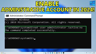 Why is the Administrator Account Disabled On My Windows 11 2024 FIX [upl. by Ecidnac]