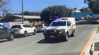 QPS ISUZU Paddy Wagon Leaving Lawnton QAS Open Day [upl. by Madlen]