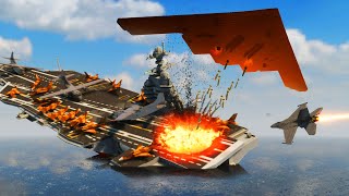 Realistic Plane BomberStrafing Run Destruction 😱 Teardown [upl. by Nosniv664]