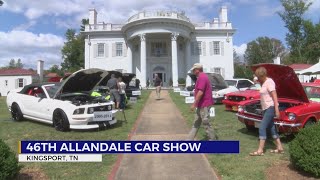 Allandale Mansion hosts 45th annual car show 60th anniversary of Mustang [upl. by Nnaeiram]