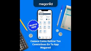 En Megared te enseñamos como retirar tus comisiones desde la nueva versión actualizada megared [upl. by Annaear]