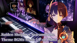 Raiden Shogun x Scaramouche Theme MASHUPGenshin Impact EPIC Piano Arrangement [upl. by Zealand]