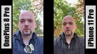 OnePlus 8 Pro vs iPhone 11 Pro selfie [upl. by Durrell]