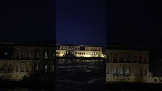 Watching Dolmabahçe Palace at Night from the Bosphorus [upl. by Assed]