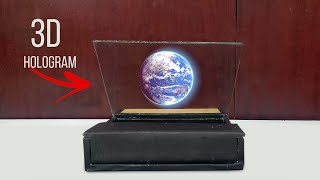 How to make Transparent Hologram Screen  Hologram Projector  Easy Science Project [upl. by Dorcas]