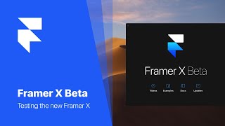 Framer X Beta  My first prototype [upl. by Norrahc453]