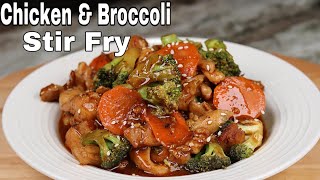 Chicken and Broccoli Stir Fry Under 30 Minutes  Better than Take Out [upl. by Notgnihsaw]