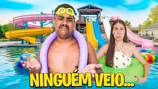 FIZEMOS UMA FESTA NA PISCINA E NINGUÉM VEIO  VÍDEO DE 30 MINUTOS SEM CORTES [upl. by Yrojram64]