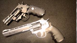 Umarex Colt Python 357 amp ASG Dan Wesson Comparison [upl. by Aiksas]