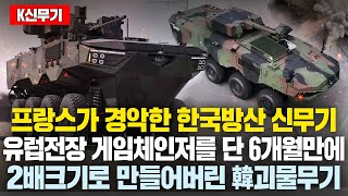 유럽이 못만든다고 하자 조용히 웃던 한국이 초대형으로 만들어버린 괴물신무기 프랑스가 한국방산 보고 ‘경악’하는 이유 “적당히를 모르는 한국인들 무기” [upl. by Masuh953]