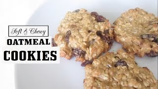 Soft and Chewy Oatmeal Raisin Cookies Recipe  FloralStud1216 [upl. by Sager]