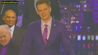 Joe Burrow wins 2019 Heisman Trophy  Full Speech [upl. by Hgielime]