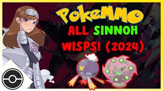 ALL Wisp Locations in Sinnoh 2024  PokeMMO Halloween Event Alpha Drifblim amp Spiritomb [upl. by Ardy506]