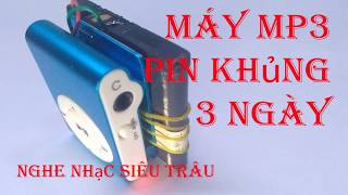 Tự nâng cấp pin máy nghe nhạc MP3自動アップグレードMP3プレーヤーバッテリーSelfupgrading MP3 player battery [upl. by Albie]