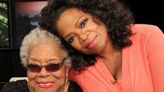 Oprah Tears Up While Talking About The Late Maya Angelou [upl. by Kcirredal]