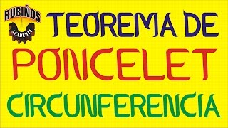 Teorema de Poncelet  Ejercicios Resueltos de Geometría  Circunferencia [upl. by Ayel912]