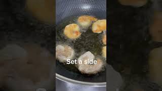 Salted egg Prawns cookingathome saltedeggs margiepetinez5455 [upl. by Lucila]