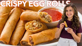 Best Homemade EGG ROLLS  Better Than Takeout [upl. by Nnylyak]