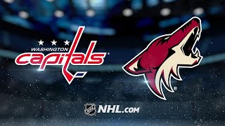 Keller scores in OT as Coyotes rally past Caps 32 [upl. by Aicire121]