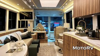 28 Million Marathon Coach 2024 Prevost Conversion Luxury Motorhome [upl. by Nnaed]