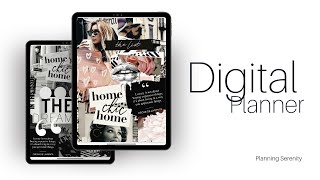 BRAND NEW RAELEMENT DIGITAL PLANNER amp STICKERBOOK FLIP THRU  THE DREAM HOME DESIGNER [upl. by Hoo]