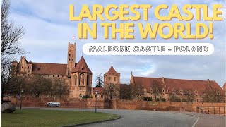 A Walk Through The LARGEST Castle In The World Malbork Castle Poland Hiking amp History 33 [upl. by Relyk]