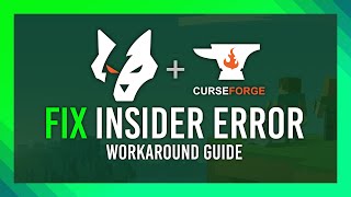 Fix Windows 11 Insider Error  CurseForge  Overwolf  FTB  And more [upl. by Buschi1]