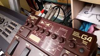 DEMO KORG G4 Rotary Speaker Simulator  Roland XV88 organ 1 [upl. by Eserahs272]