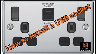 How To Install A Usb Socket In Minutes [upl. by Elise829]