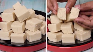 90s Kids Favorite Sweet Halkova Recipe  Maida Barfi  Palkova Recipe  Sondesh Recipe  Sweets [upl. by Nicholson]