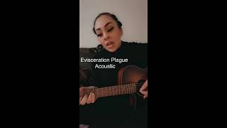 EVISCERATION PLAGUE ACOUSTIC COVER THE LITTLE DEATH [upl. by Erdnassac]