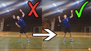 5 TIPS  DONT DO THIS When you SMASH in Badminton [upl. by Jak]