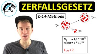 Zerfallsgesetz amp Halbwertszeiten berechnen  ABIAufgaben [upl. by Acimak]