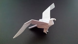 Красивый орел оригами Beautiful eagle origami [upl. by Lehteb831]