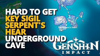 Hard to get Serpents Heart Key Sigil Genshin Impact Underground Cave [upl. by Livia]