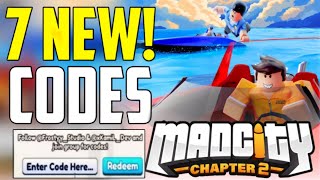 NEW ALL WORKING CODES FOR MAD CITY ROBLOX MAD CITY CODES [upl. by Enelam]