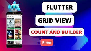 Mastering Flutter GridView Dynamic Grid Layouts with Count and Builder flutter fluttertutorial [upl. by Aserej255]