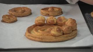 Las tartas de Zarina  Pasta choux para Paris Brest y Saint Honoré en Masterchef 2016 [upl. by Lillis]