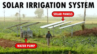 Solar Irrigation System for Farming  Solar Water pump for Agriculture [upl. by Darom]