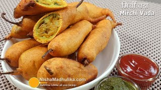 Mirchi Vada Recipe  Rajasthani Mirchi Vada  Mirchi Vada Bajji  Mirchi Bhajji [upl. by Wagoner]