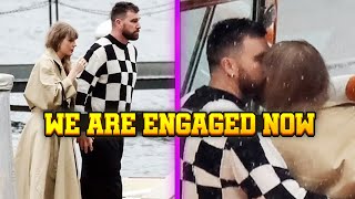 Taylor Swift and Travis Kelce ENGAGED in Lake Como [upl. by Hitt]